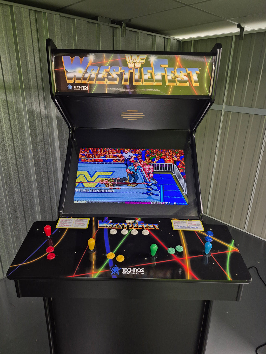 Grand 27 Arcade Machine - Wrestlefest Theme