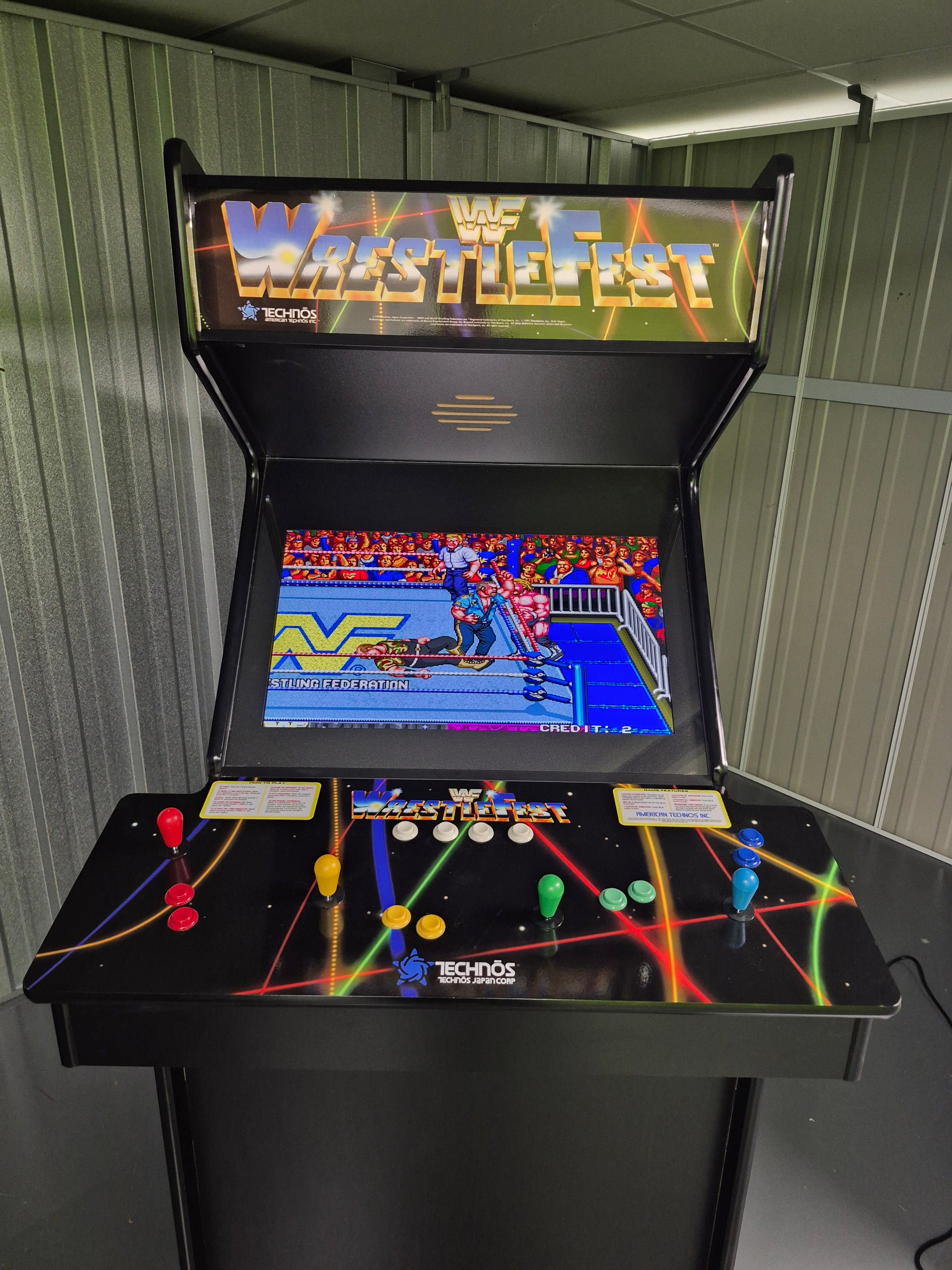 Grand 27 Arcade Machine - Wrestlefest Theme