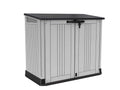 Outdoor Garden Storage Box Shed with Lift-Up Lid & Front Doors, 880L Capacity