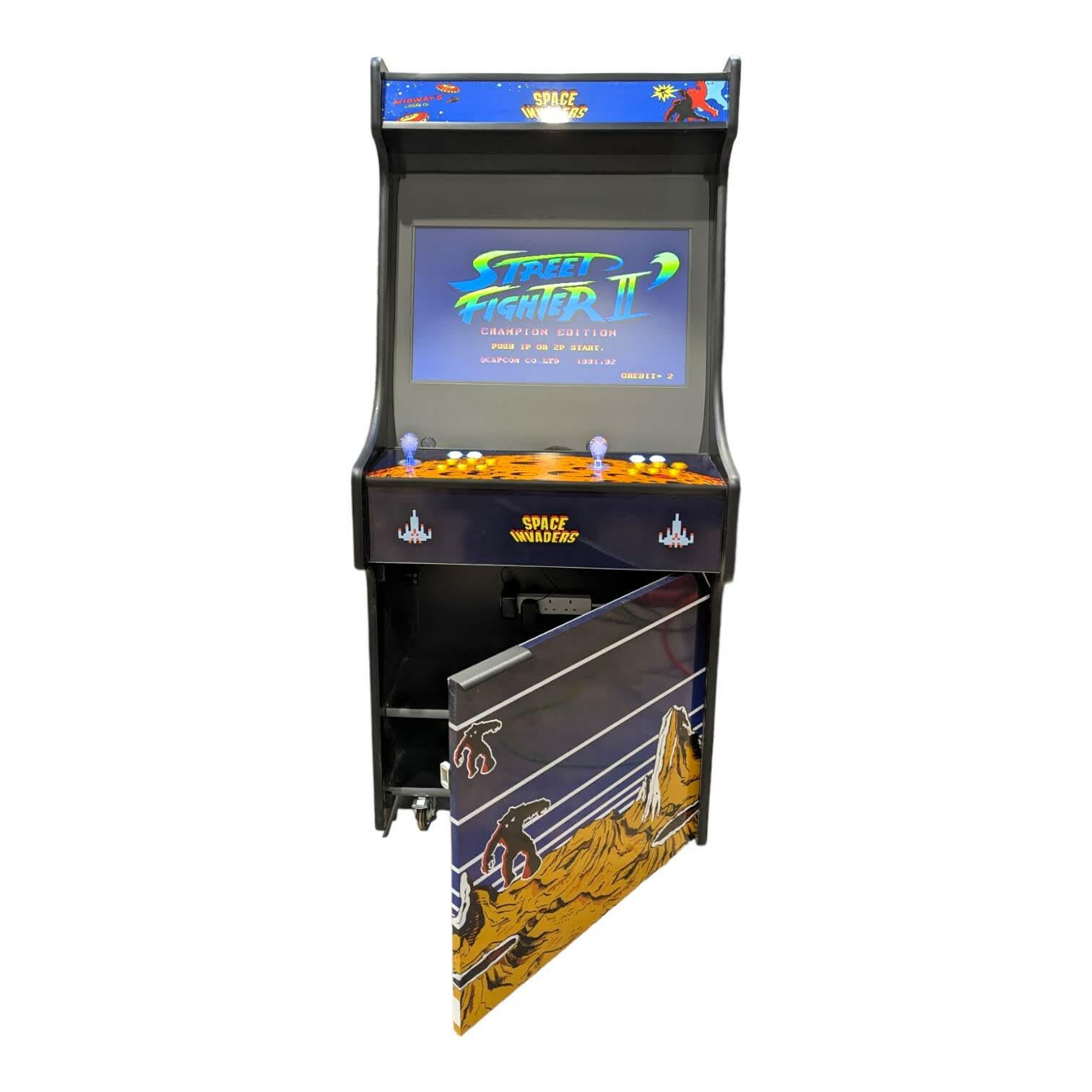 Deluxe 27 Arcade Machine - Space Invaders Theme