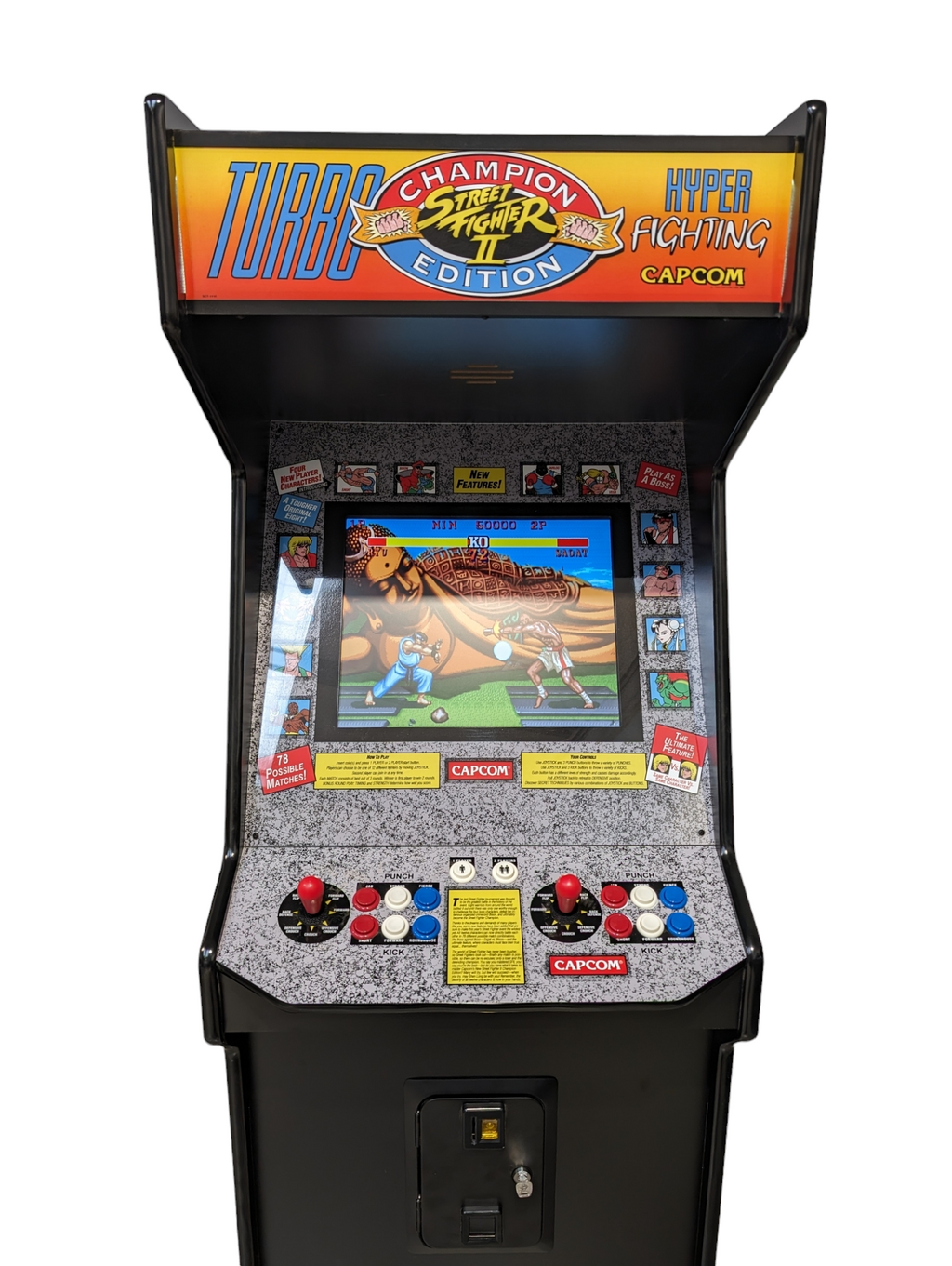 Street Fighter 2 Turbo Arcade Machine - Reproduction