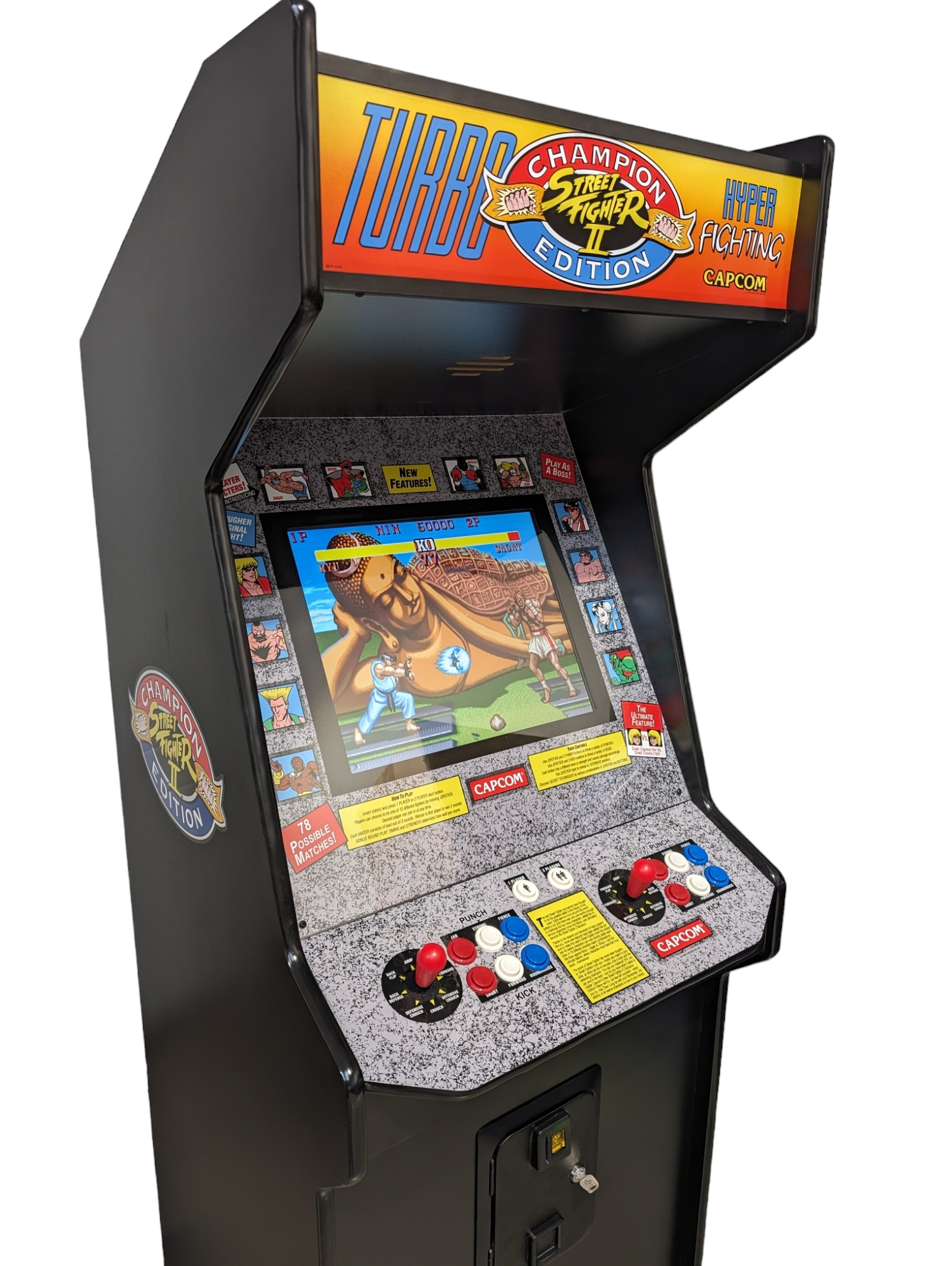 Street Fighter 2 Turbo Arcade Machine - Reproduction