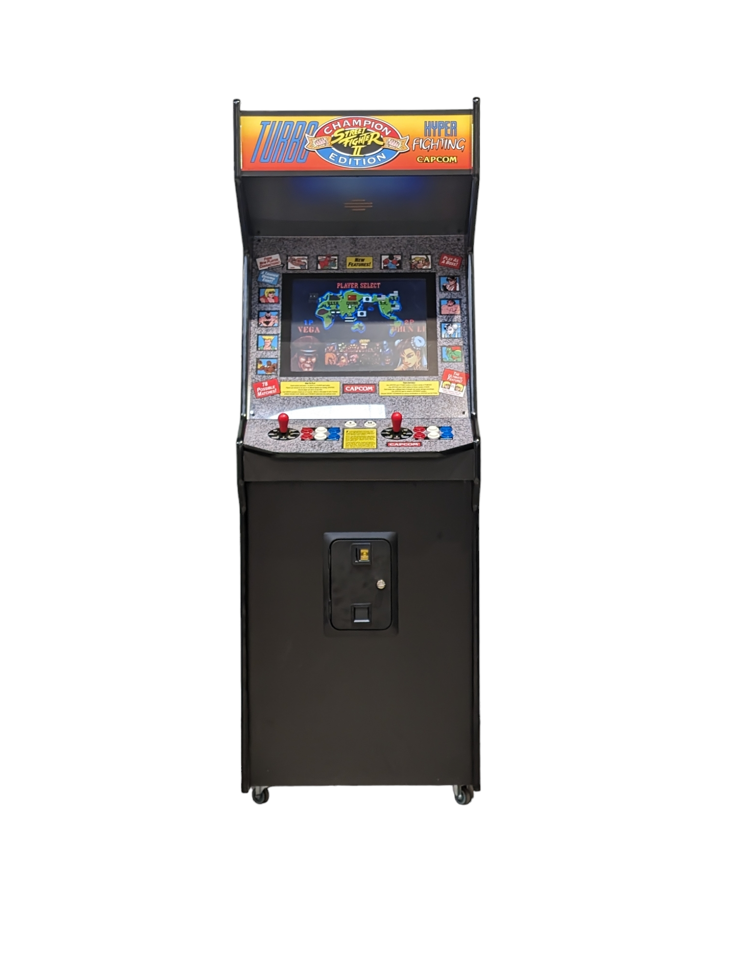 Street Fighter 2 Turbo Arcade Machine - Reproduction
