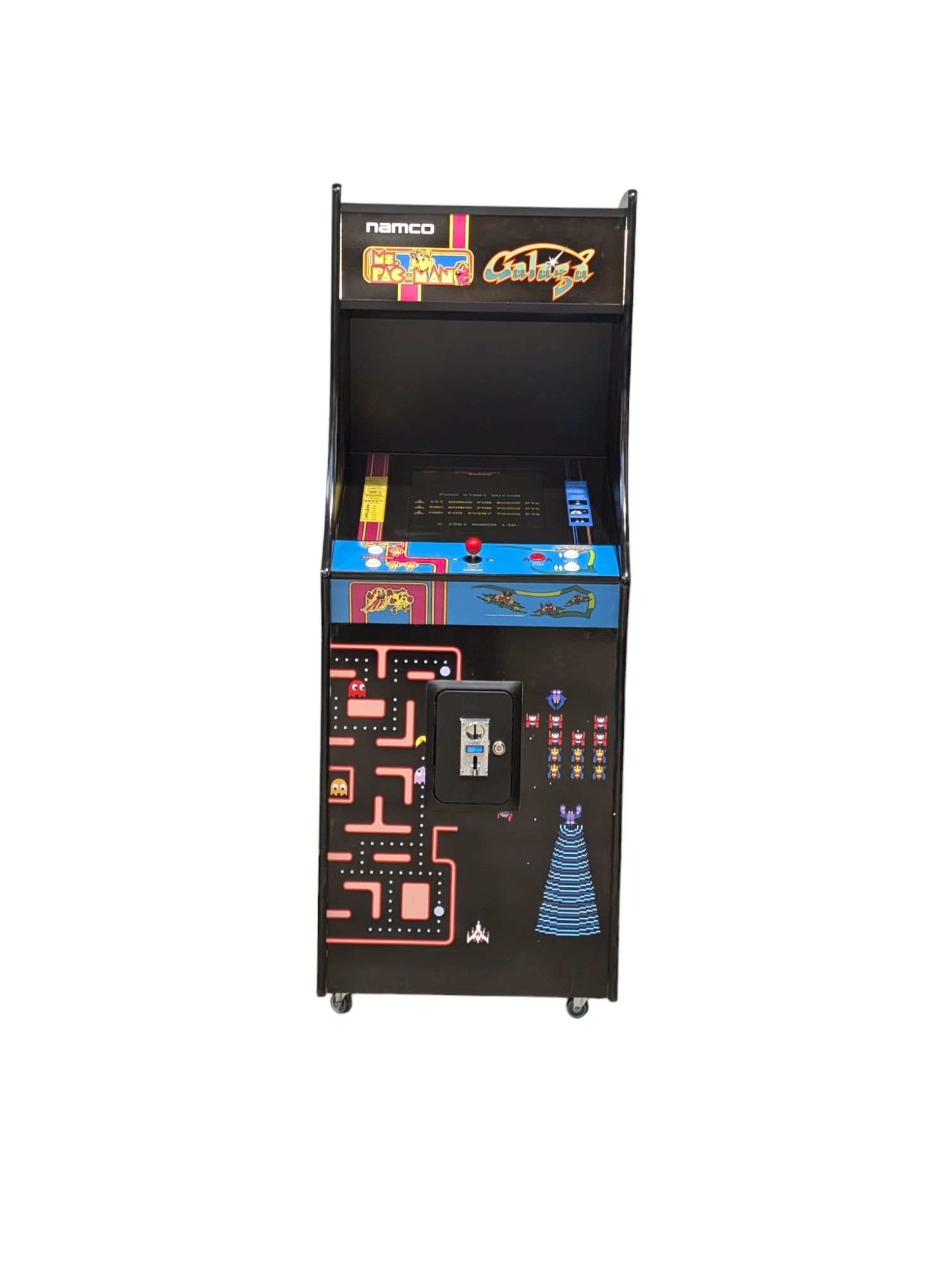 Ms Pacman and Galaga Anniversary Arcade Machine - Reproduction