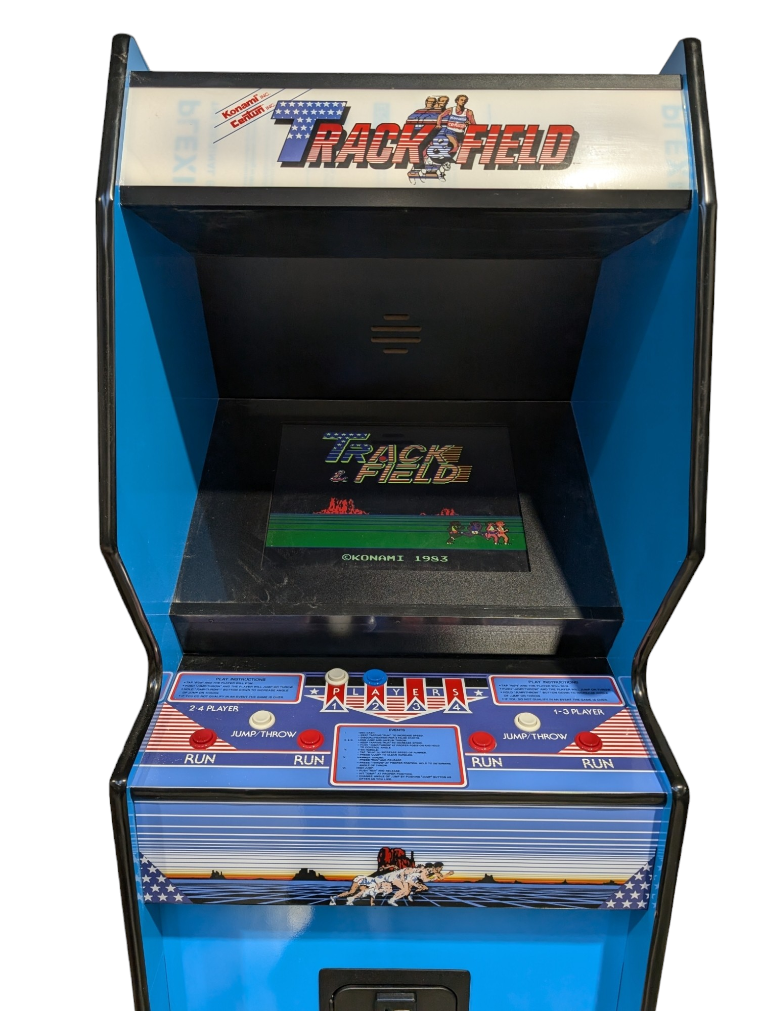 Track and Field Arcade Machine - Reproduction