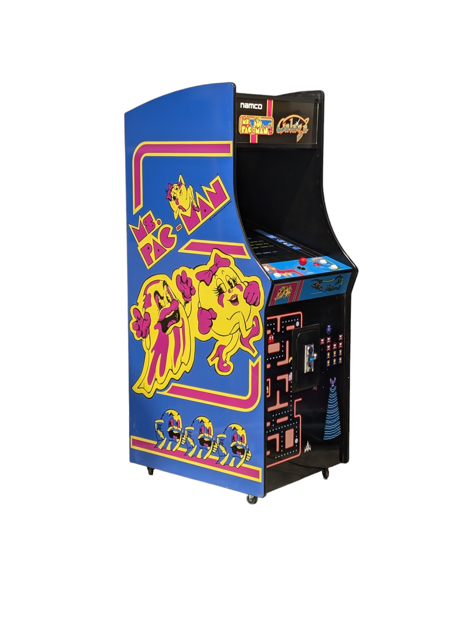 Ms Pacman and Galaga Anniversary Arcade Machine - Reproduction