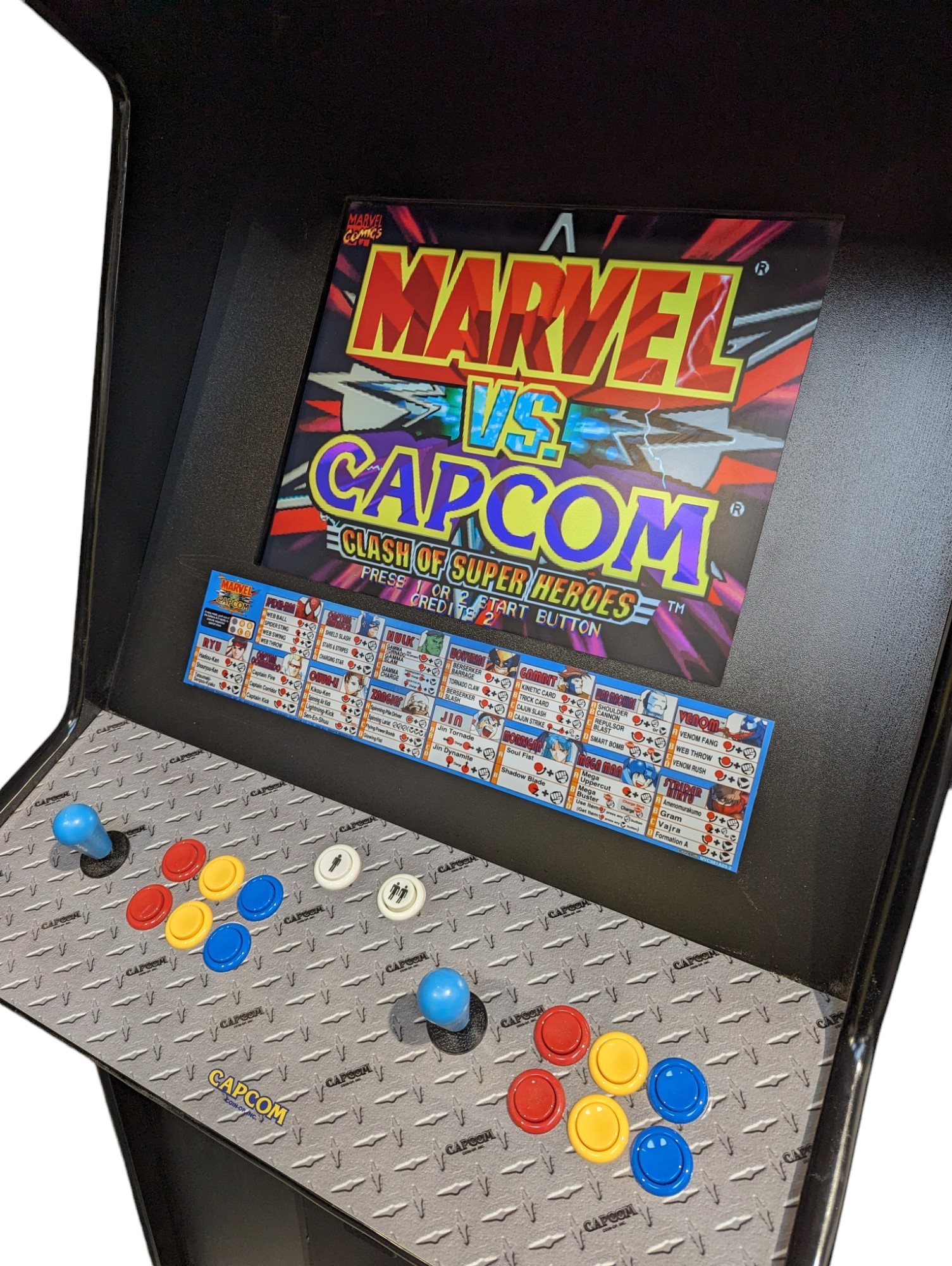 Marvel vs Capcom Arcade Machine - Reproduction