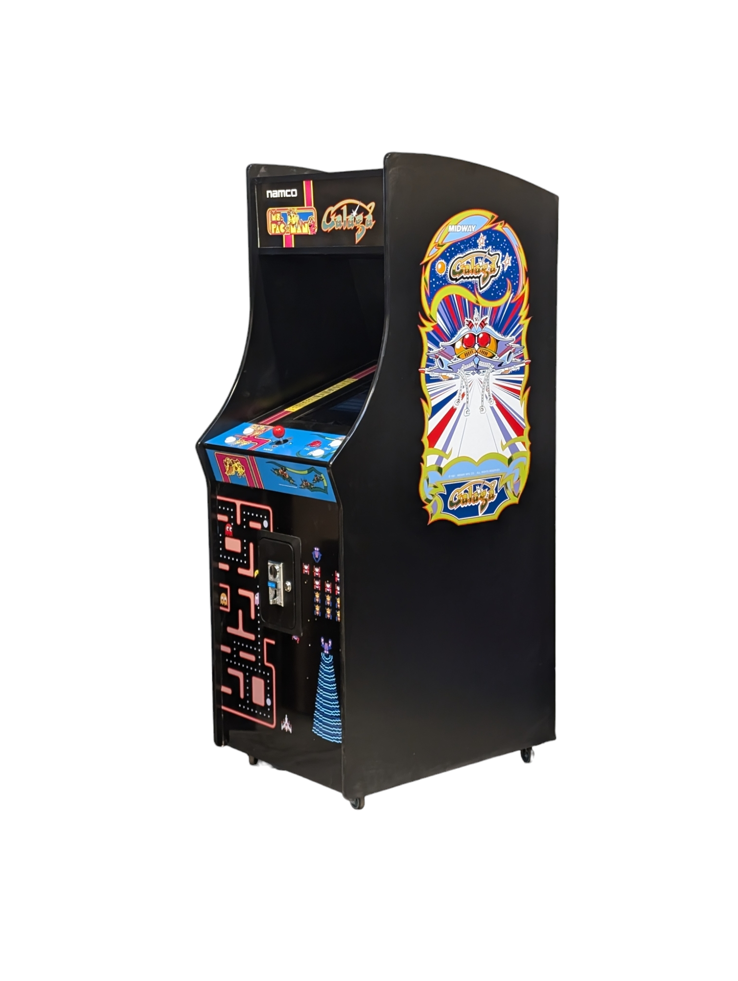 Ms Pacman and Galaga Anniversary Arcade Machine - Reproduction