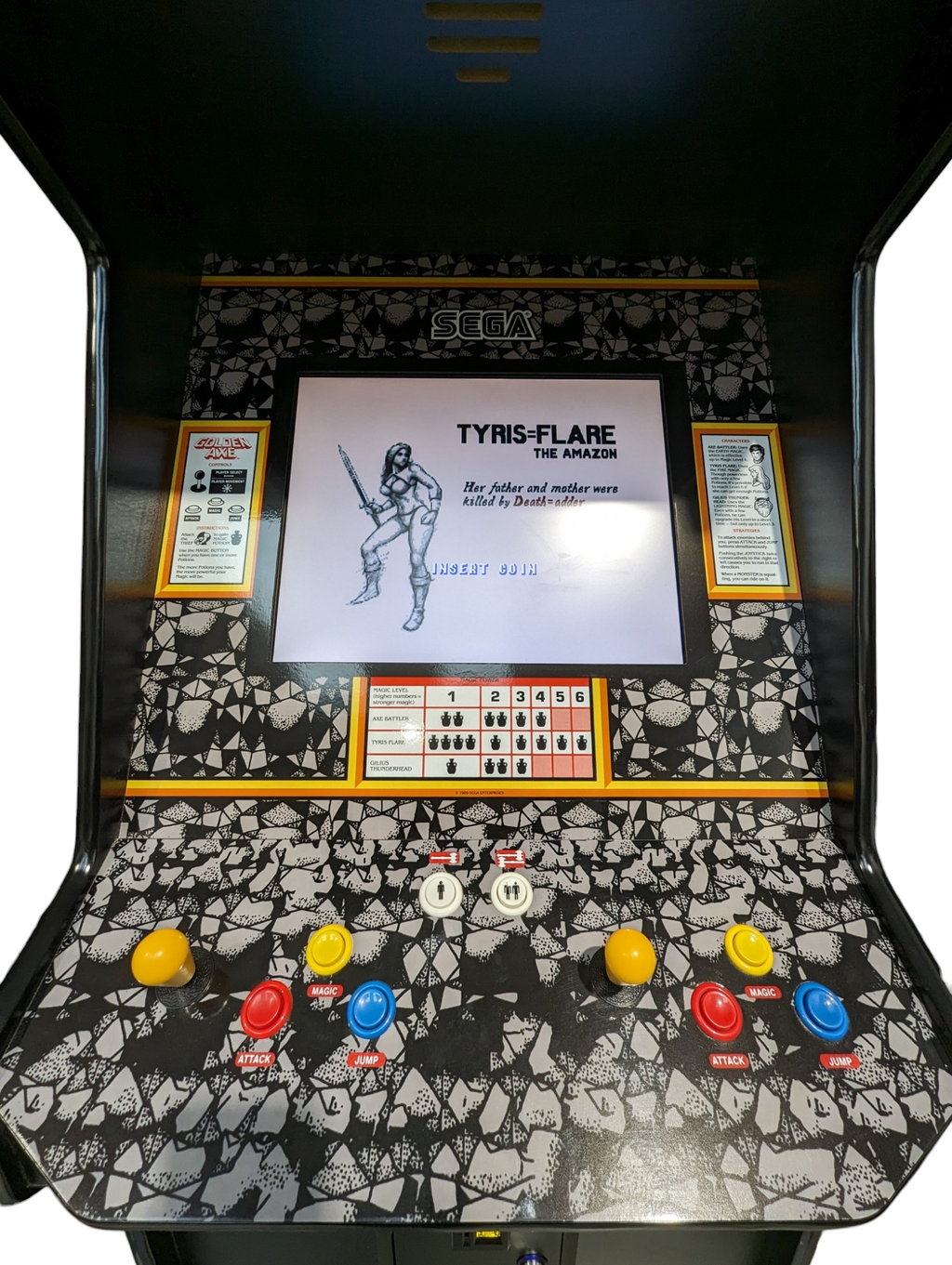 Golden Axe Arcade Machine - Reproduction