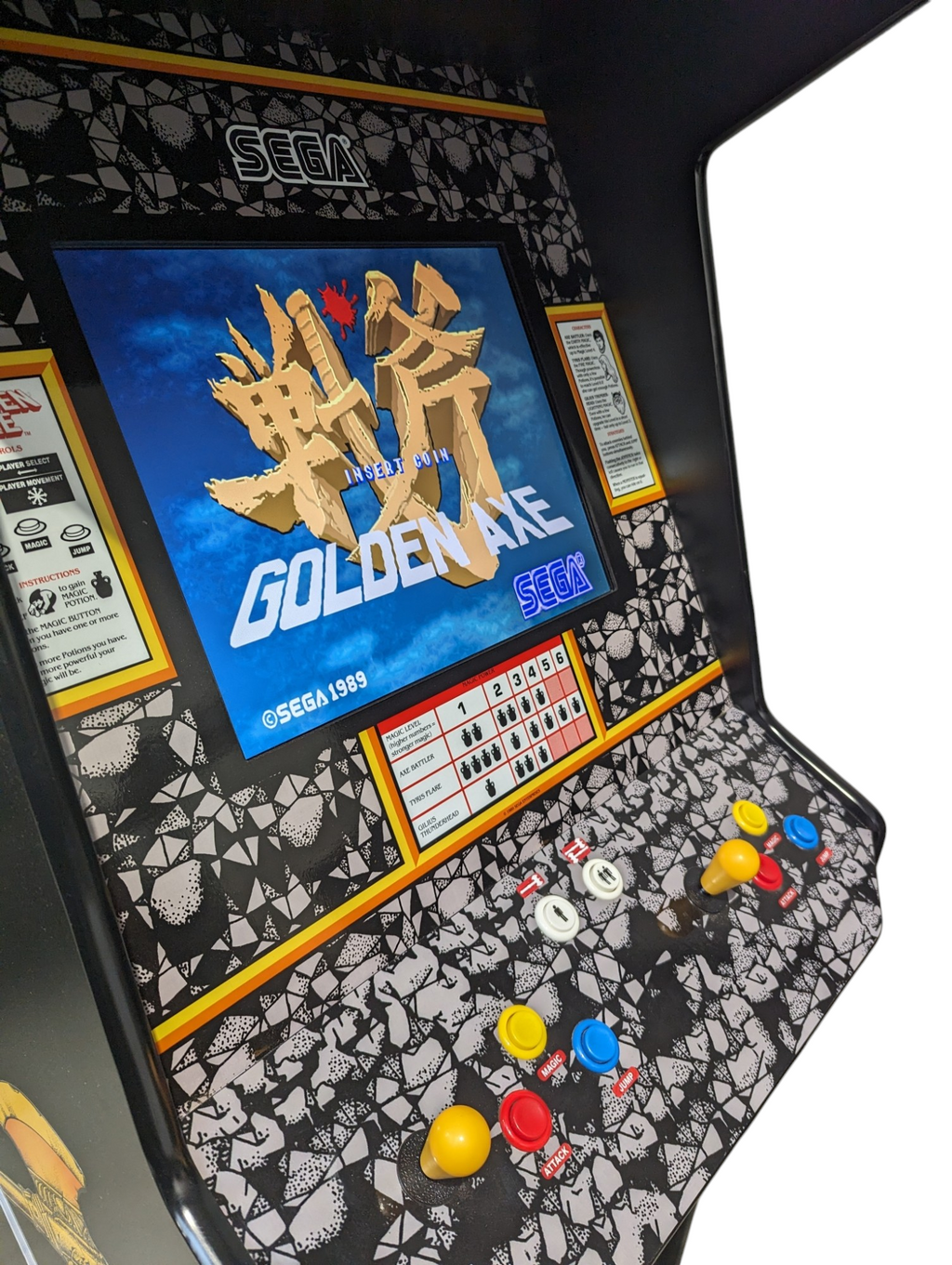 Golden Axe Arcade Machine - Reproduction