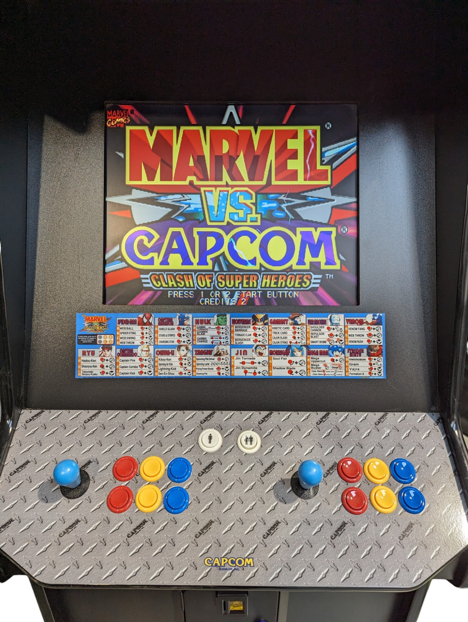 Marvel vs Capcom Arcade Machine - Reproduction